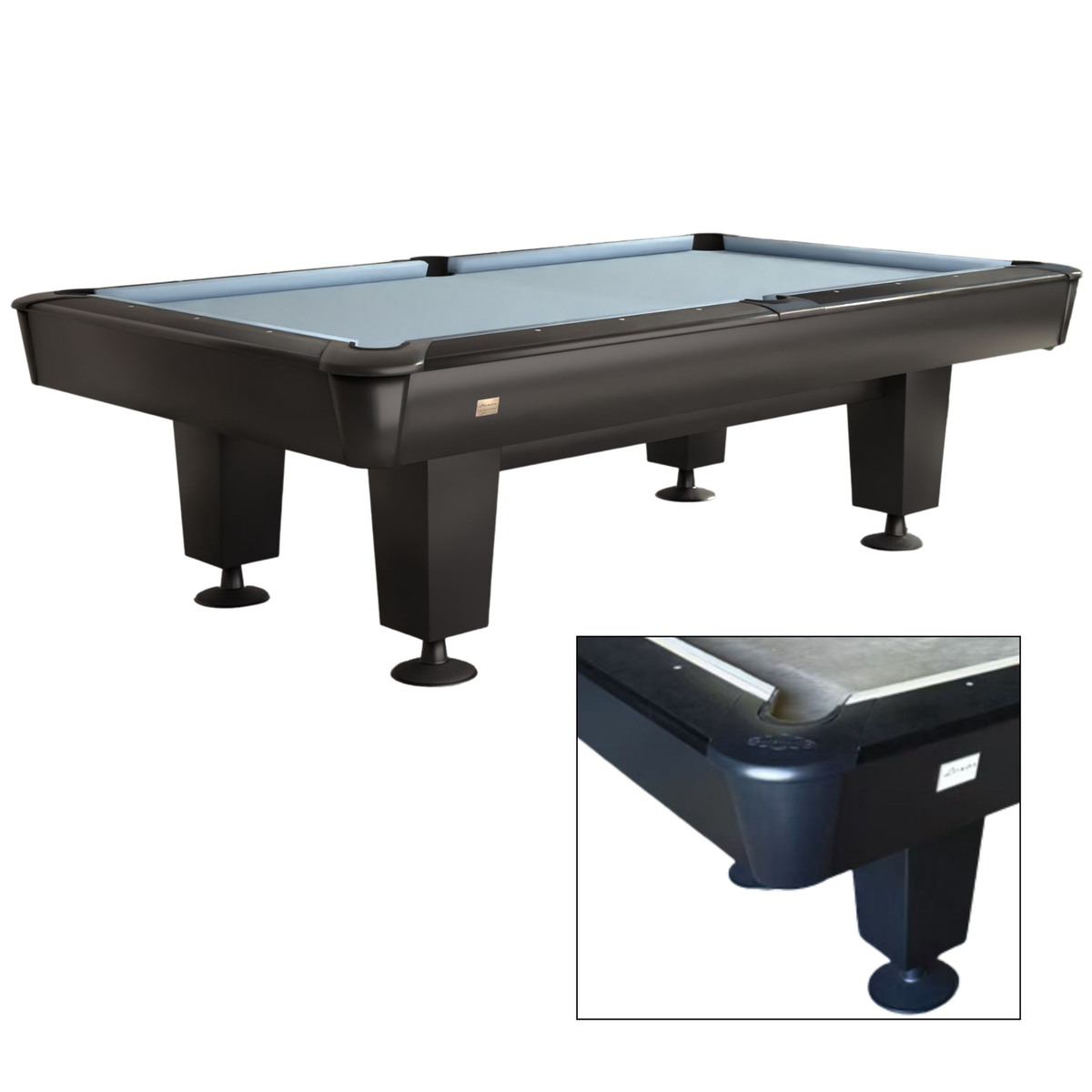 Lexor X-treme II Pro series Ebony-Shadow Pooltafel 8FT Zwart