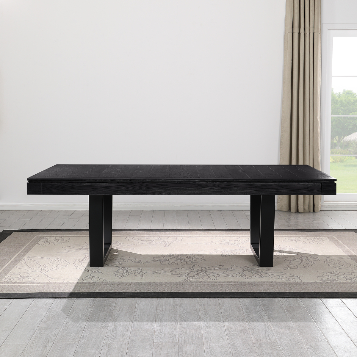 Lexor Dinner Unity Pooltafel 7FT Zwarte Eik