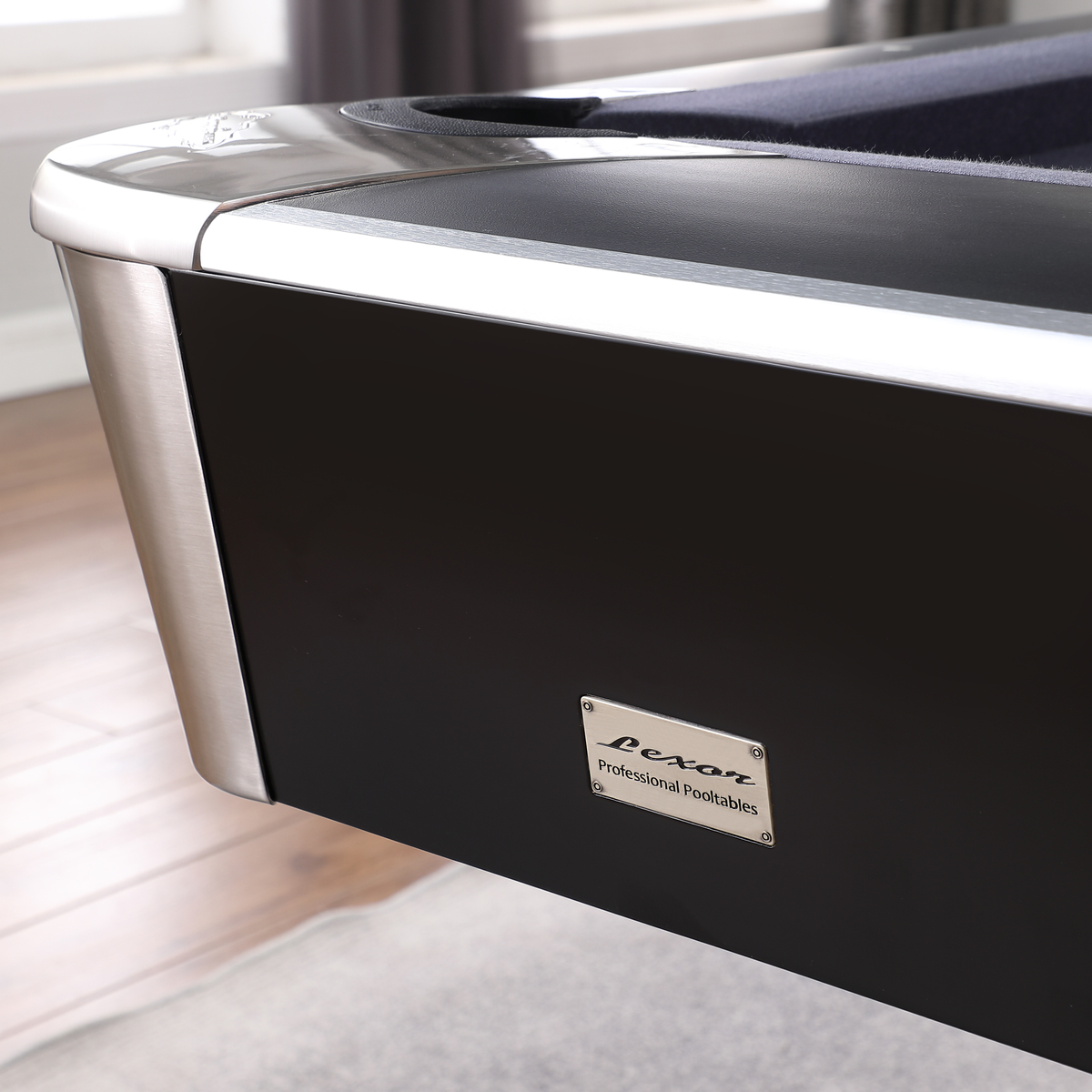 Lexor X-treme II Pro-Series Pooltafel RVS Zwart 9FT