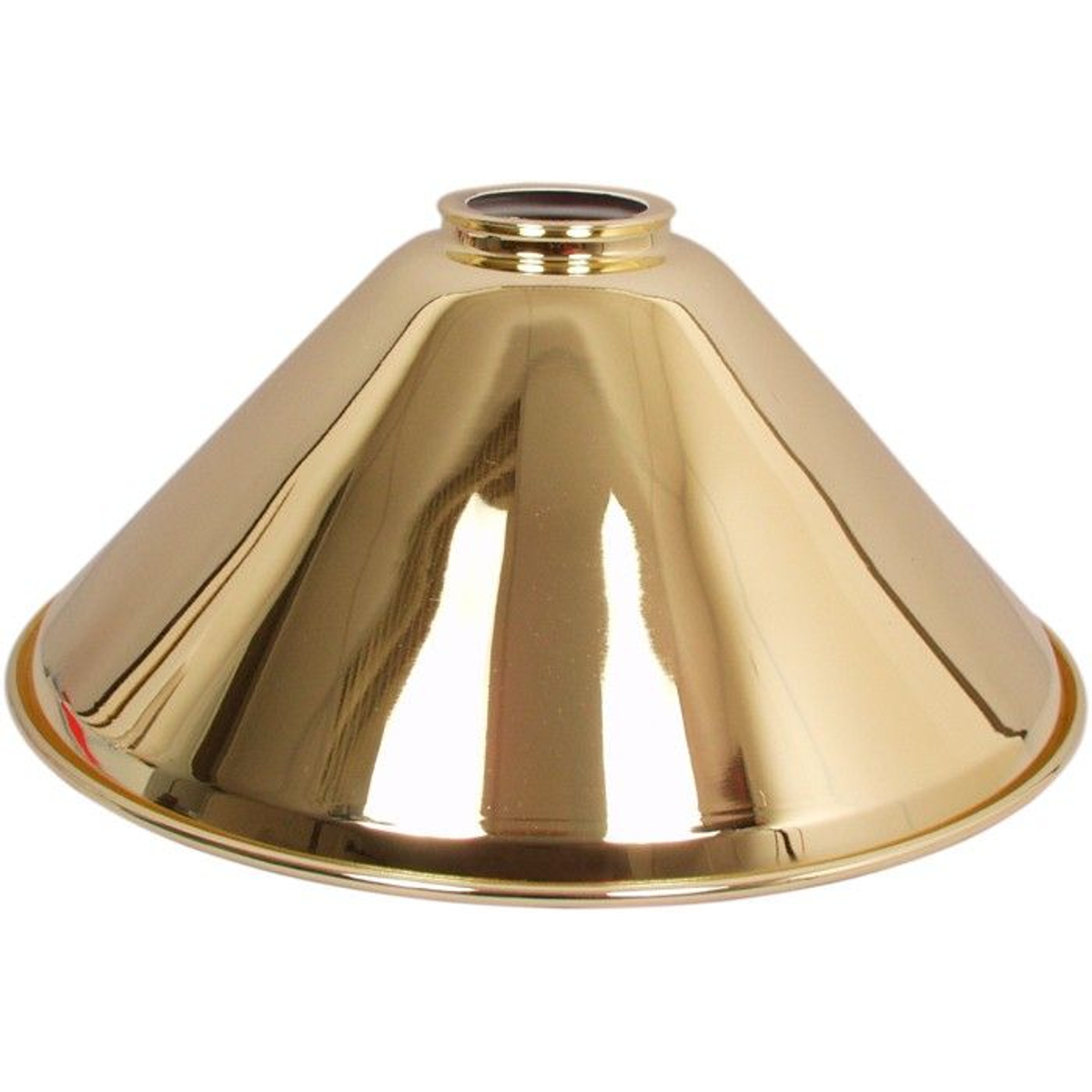 Losse kap biljartlamp 37 cm, messing