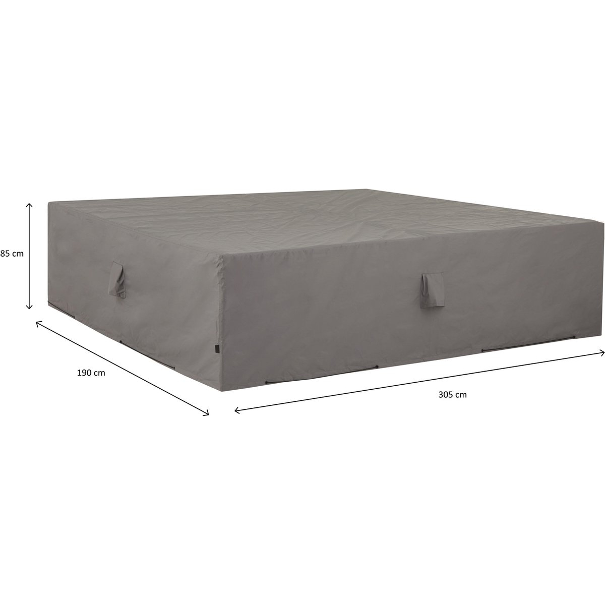 Madison Tuinmeubelhoes 305x190x85 cm grijs