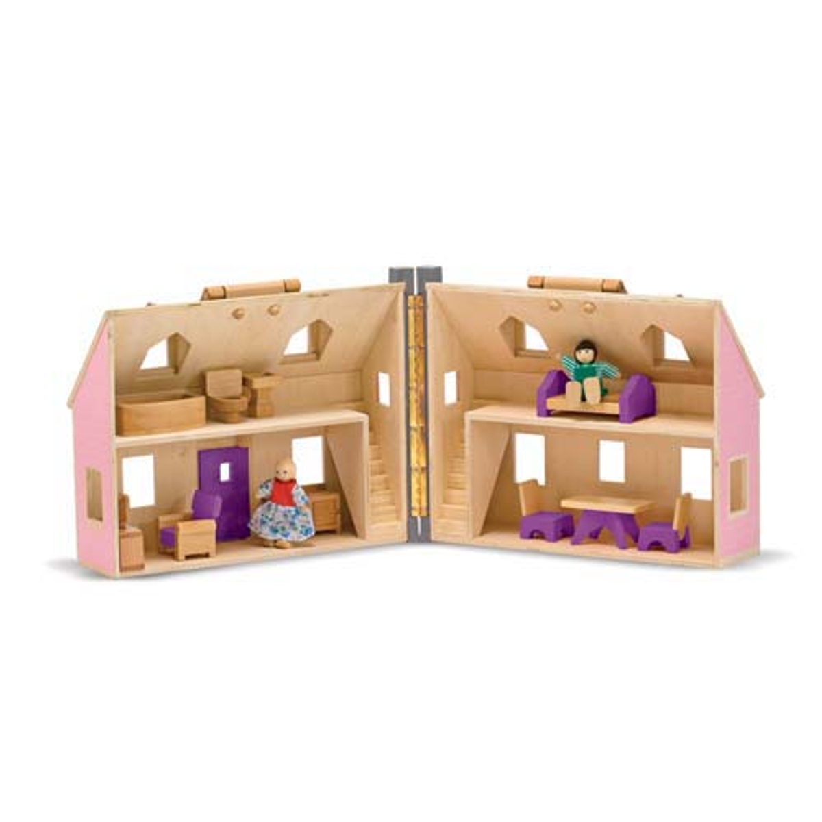 Melissa & Doug - Fold & Go Poppenhuis