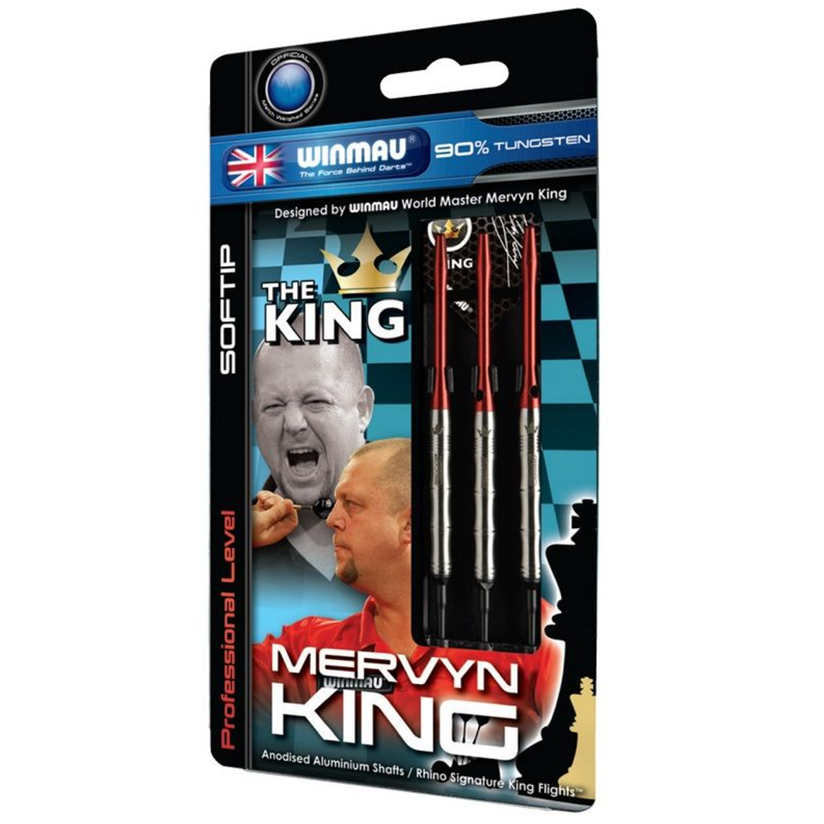 Winmau Mervyn King Soft Tip Dartpijl
