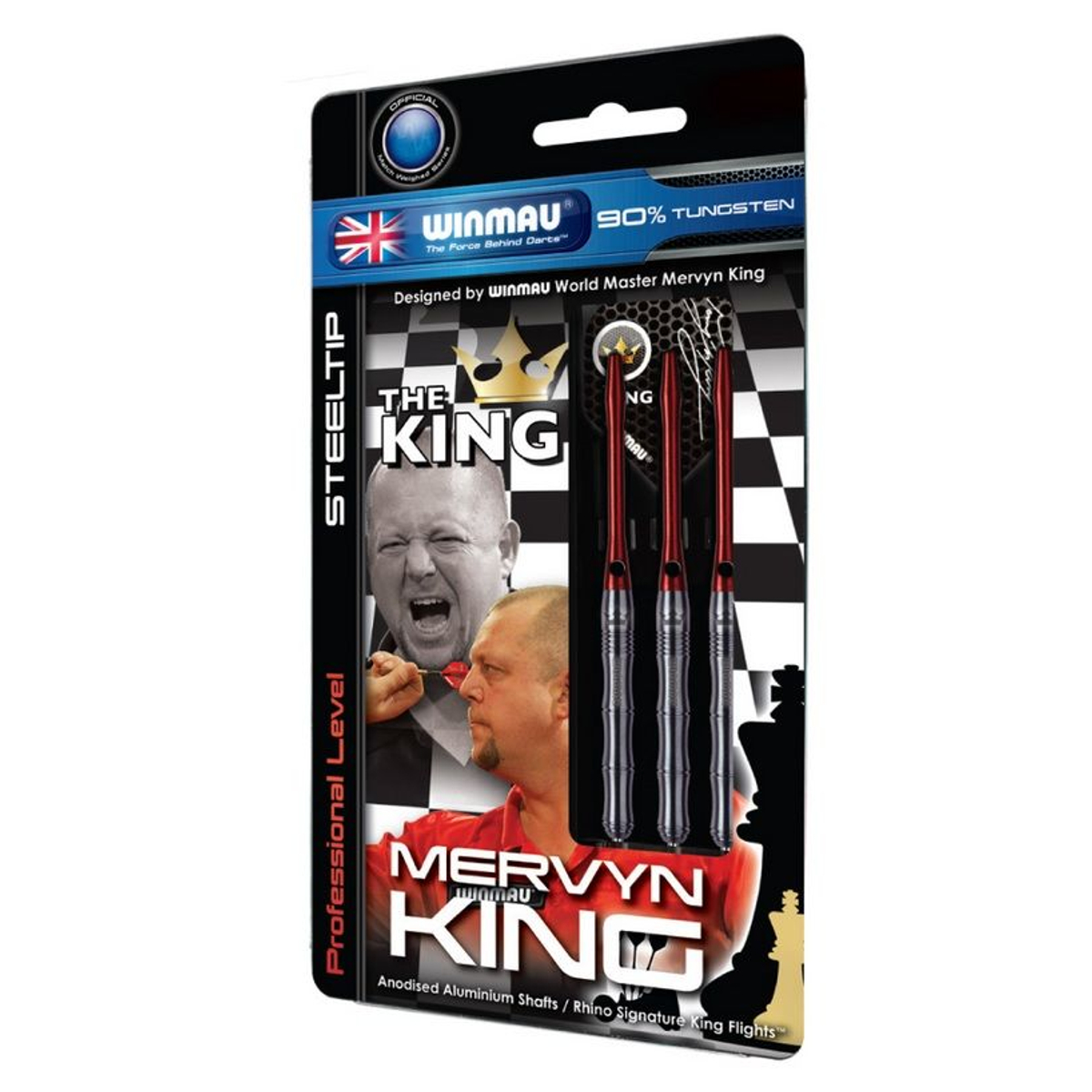 Winmau Mervyn King Steel Tip Dartpijl