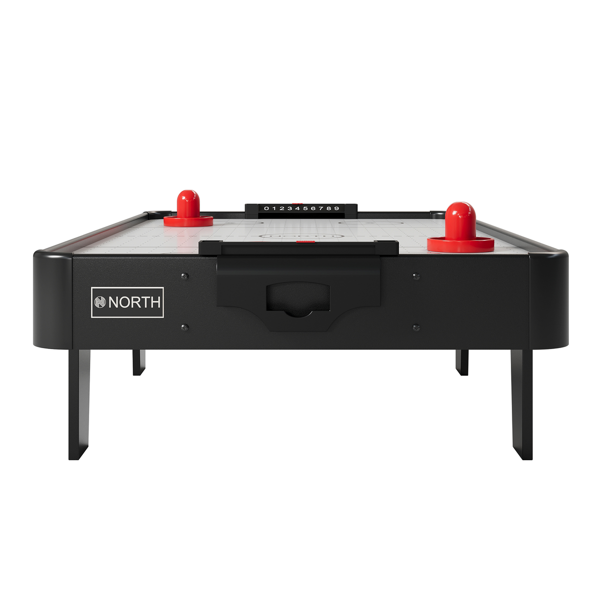 NORTH Blast Airhockeytafel Zwart/Wit 3FT