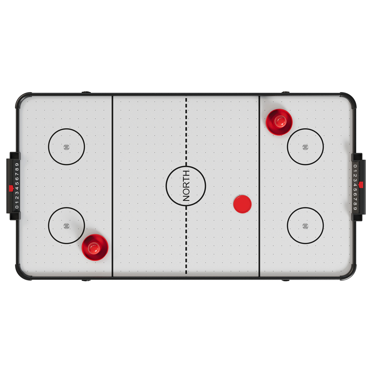 NORTH Blast Airhockeytafel Zwart/Wit 3FT