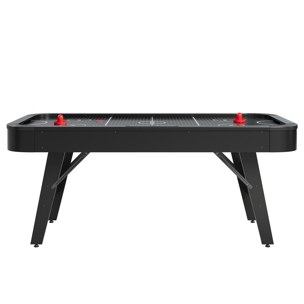 NORTH Zenith Airhockeytafel Zwart/Zwart RVS 7FT