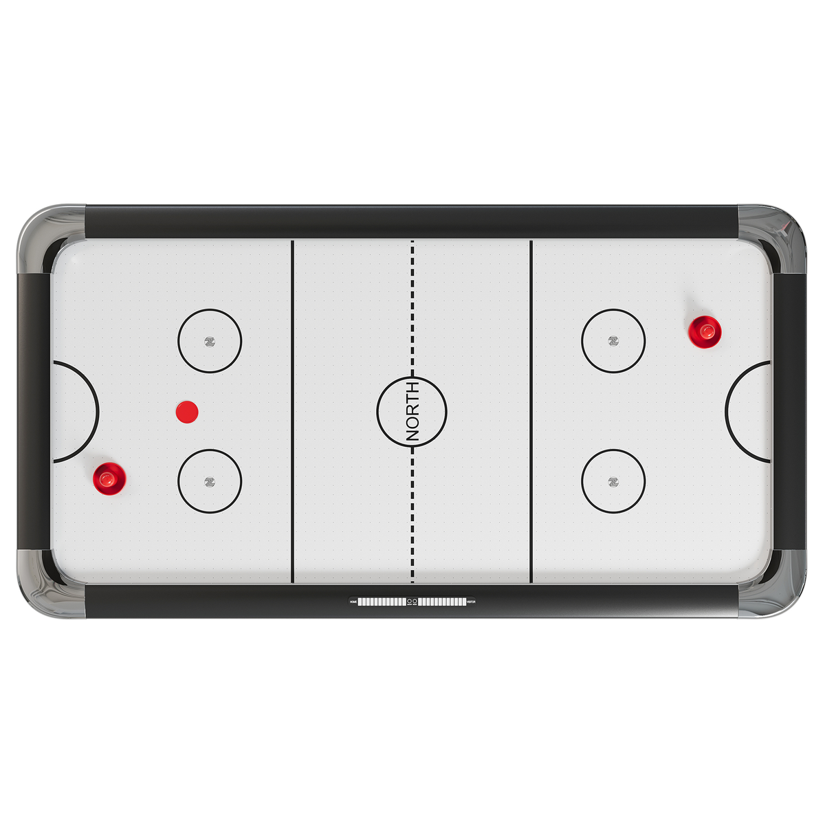 NORTH Storm Airhockeytafel Zwart/Wit 7FT