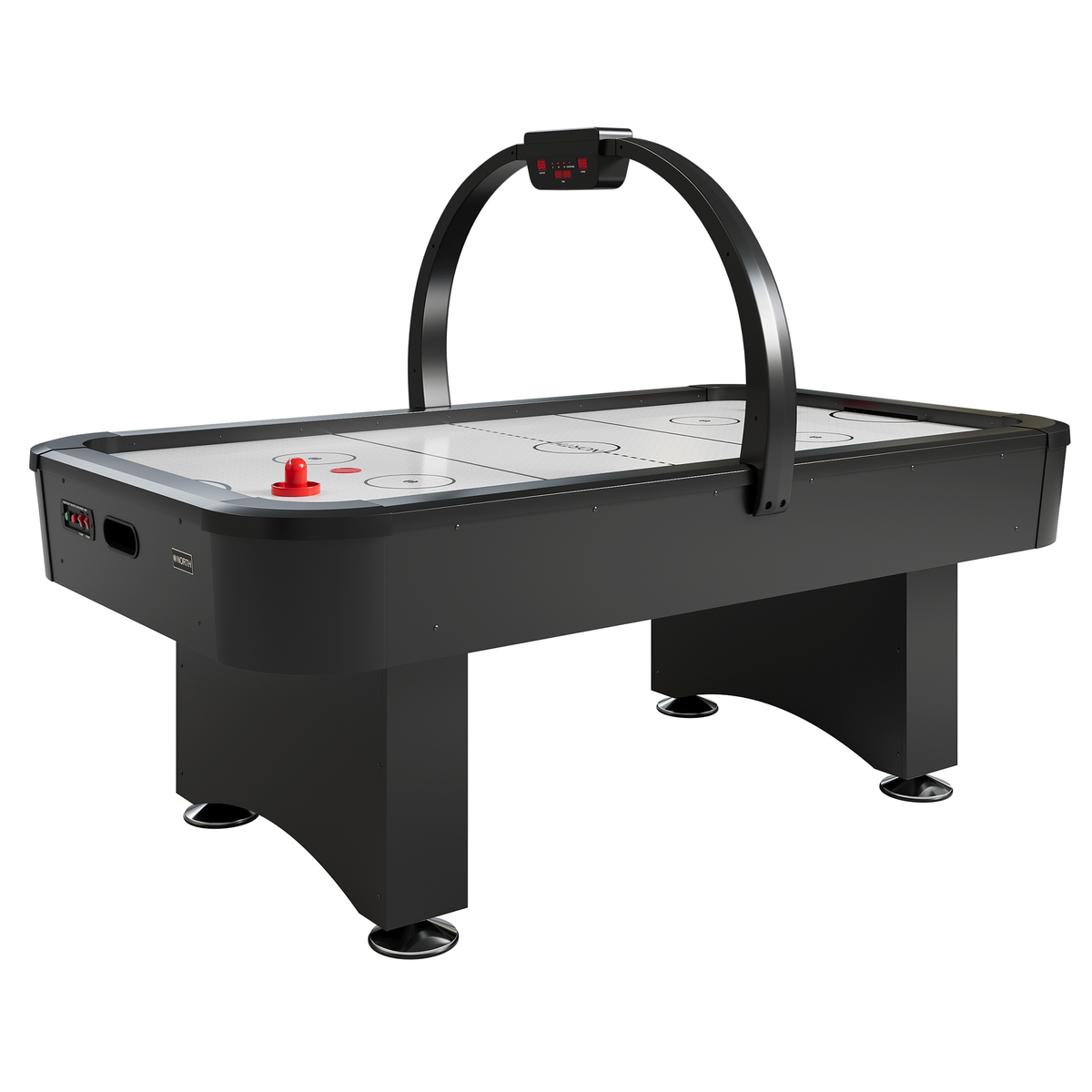 NORTH Thunder Airhockeytafel Zwart/Wit 7FT