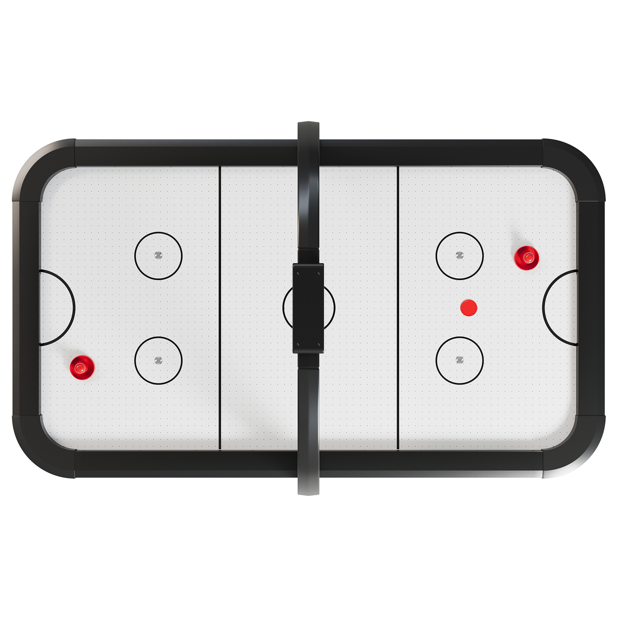 NORTH Thunder Airhockeytafel Zwart/Wit 7FT
