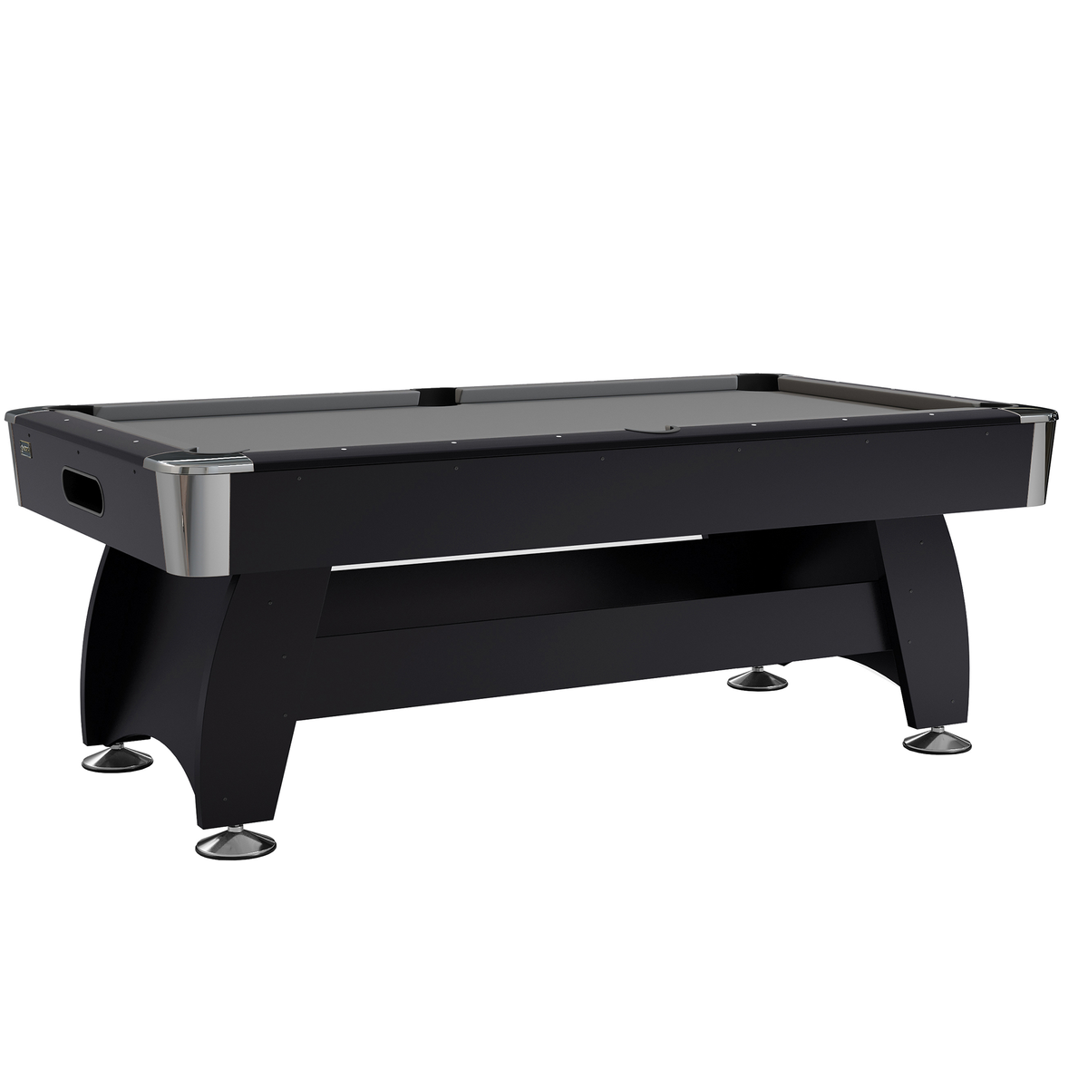 NORTH Gardone Pooltafel Zwart/Grijs 8FT