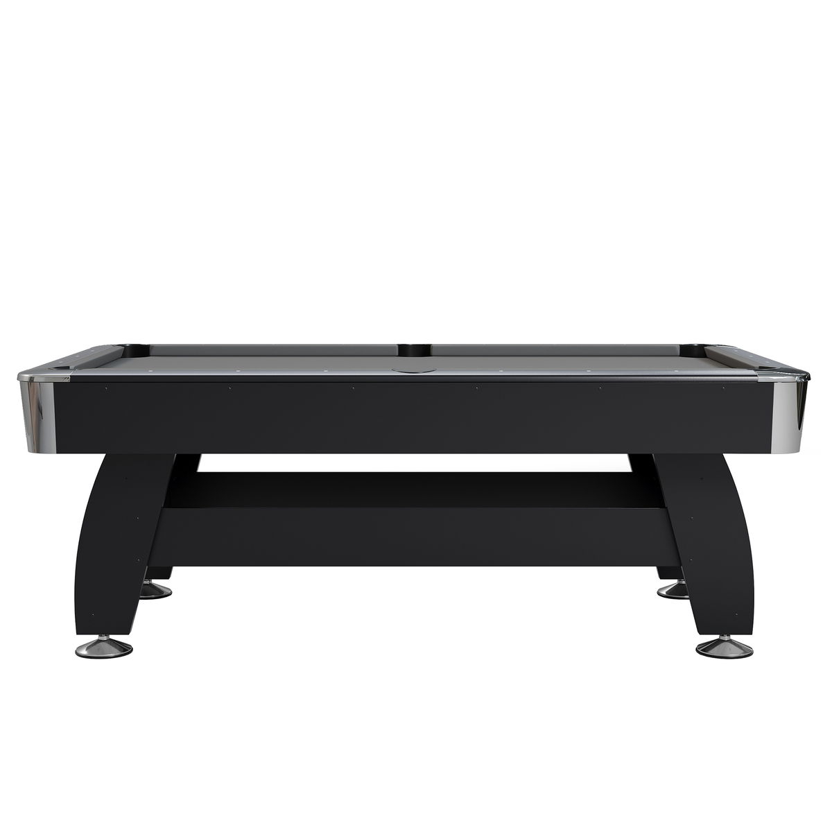 NORTH Gardone Pooltafel Zwart/Grijs 8FT