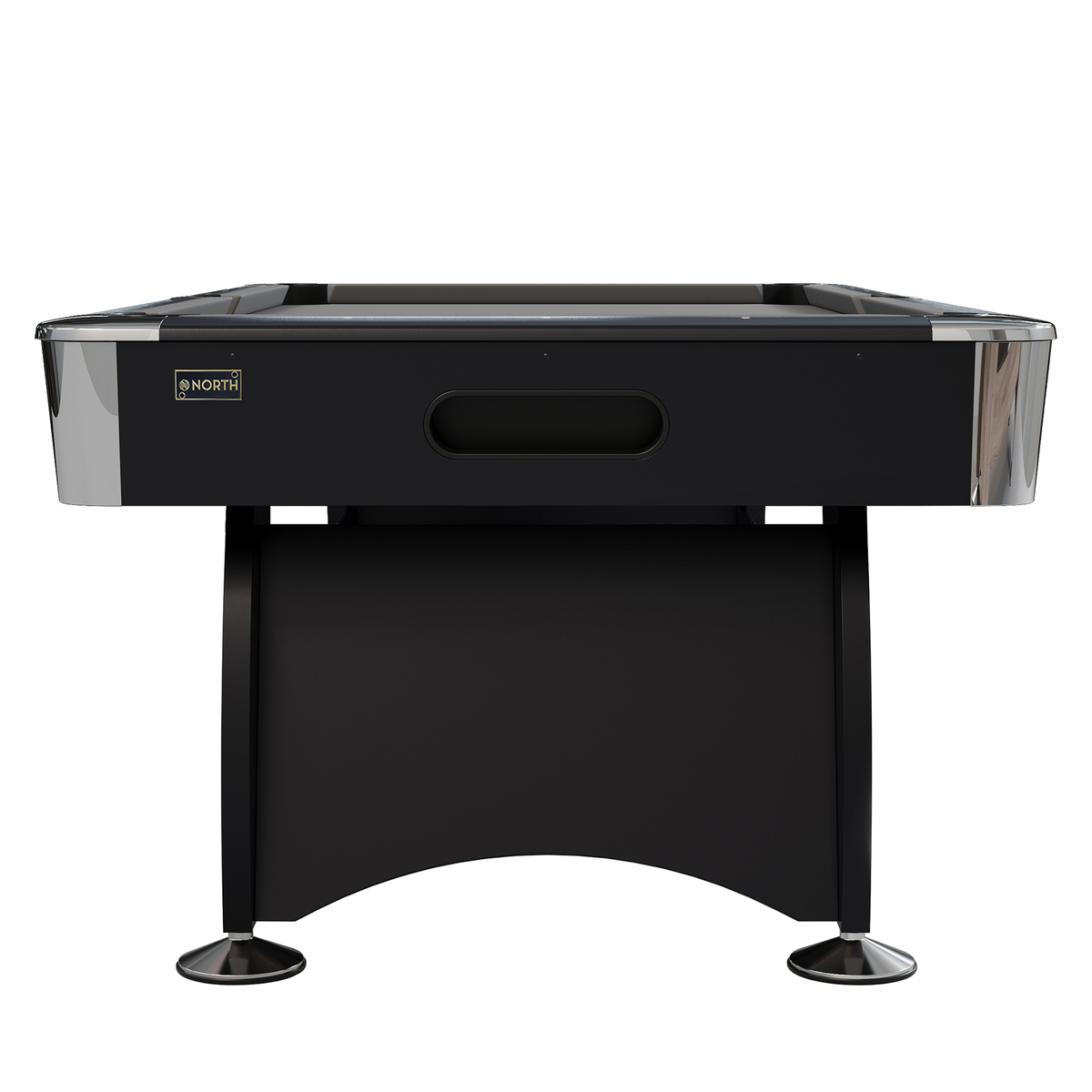 NORTH Gardone Pooltafel Zwart/Grijs 8FT