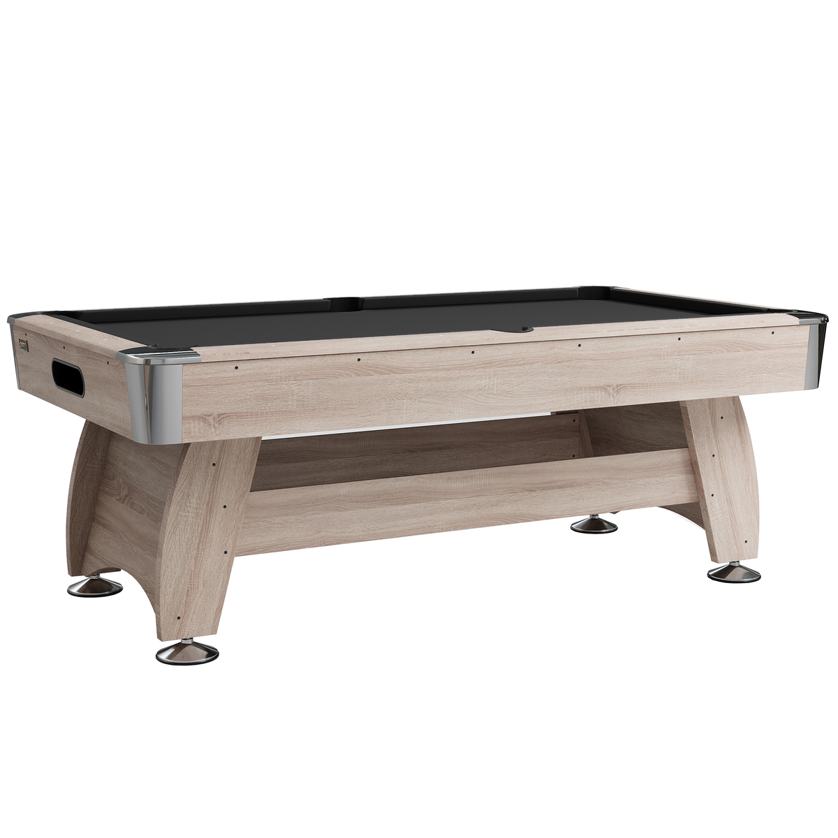 NORTH Gardone Pool Table Wood/Black 8FT