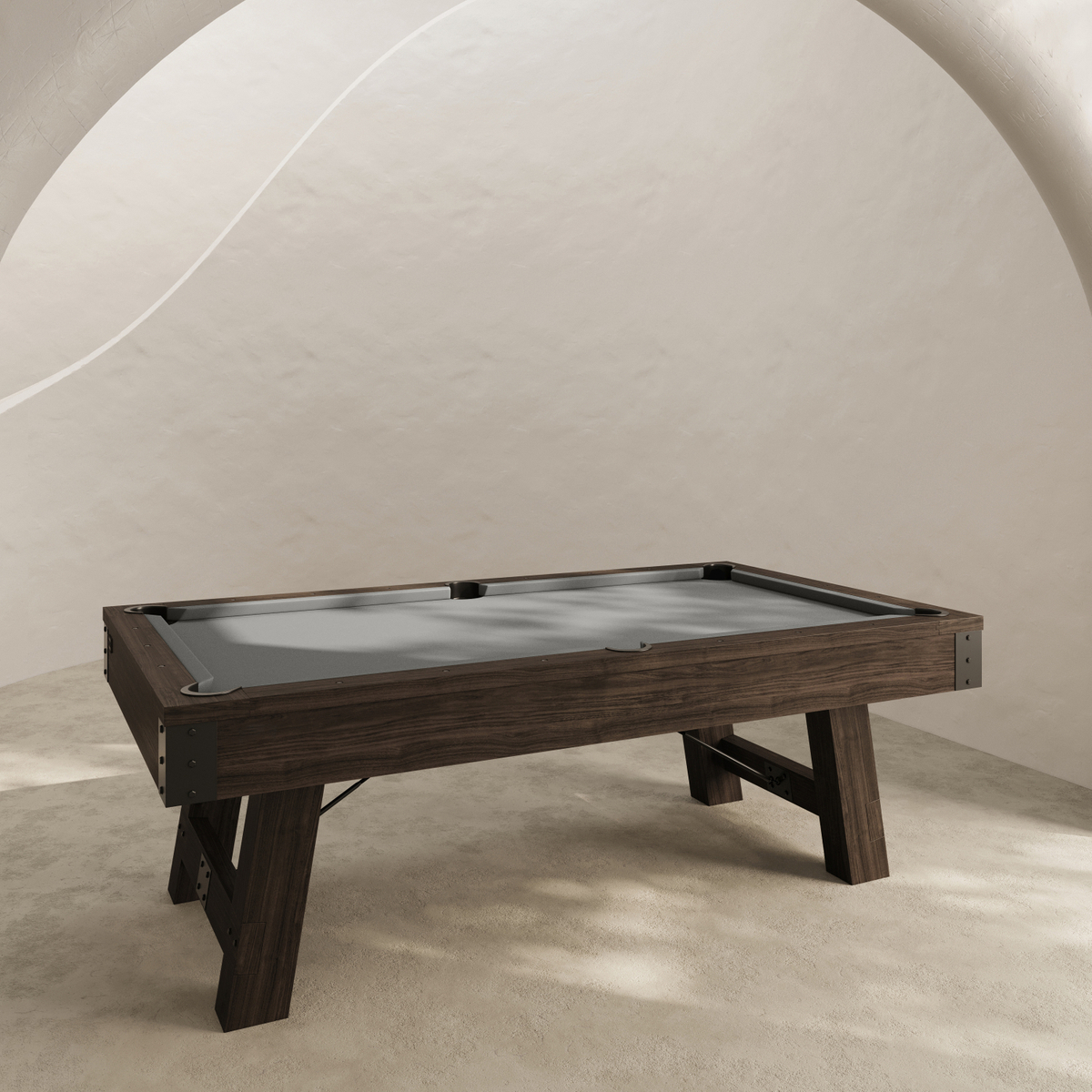 NORTH Emperior 7FT Pooltafel Bruin - Castle Range