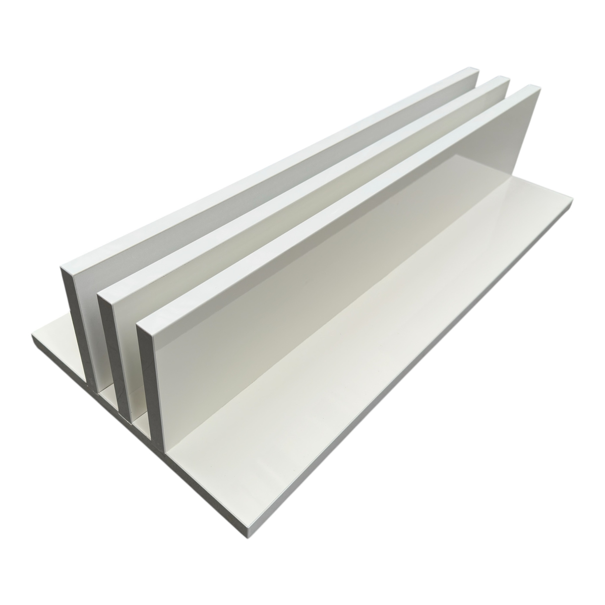 NORTH Afdekplaat Houder Pooltafel Hoogglans Wit (Voor 2 Tops)