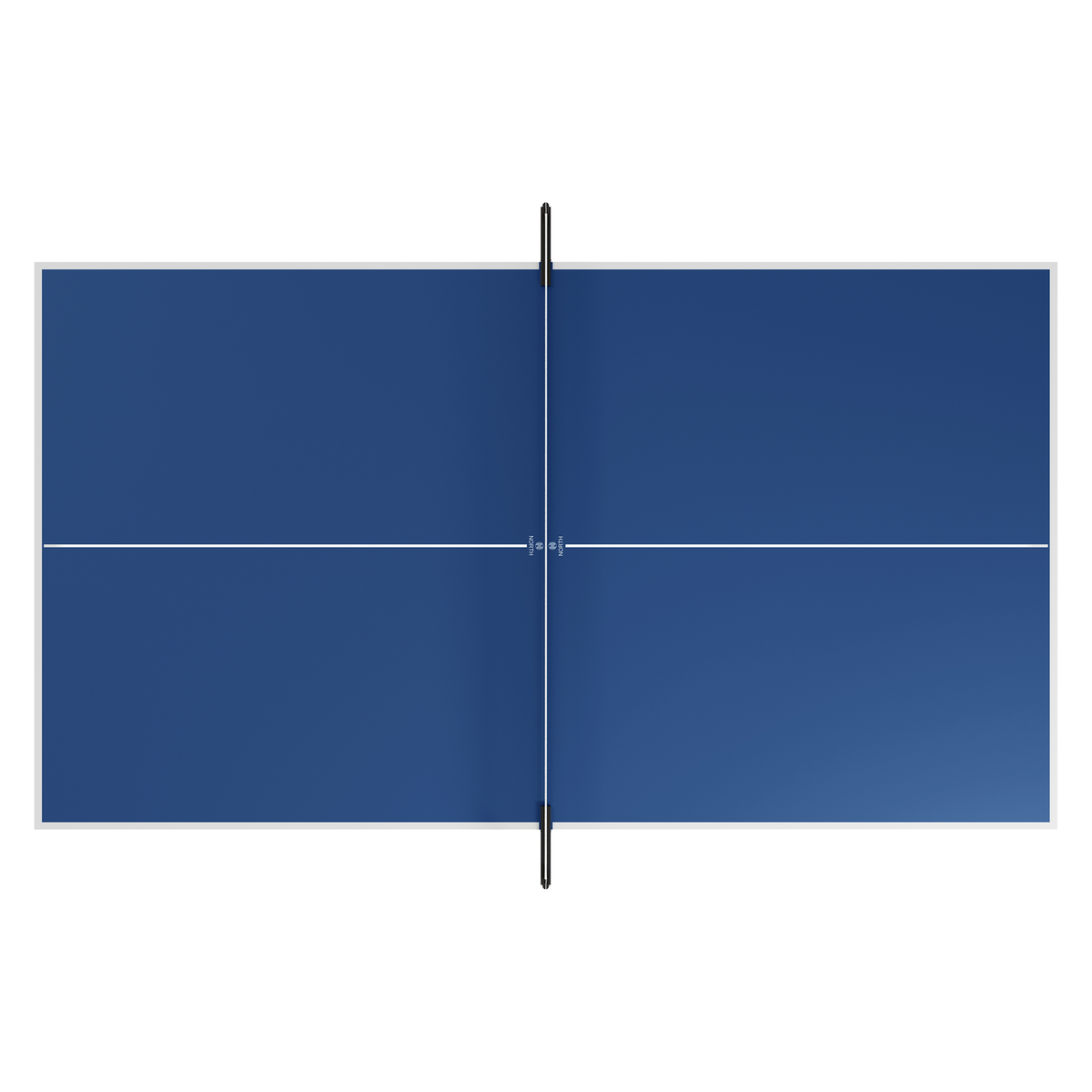 NORTH DualDeck Tafeltennistop Blauw/Zwart Competition