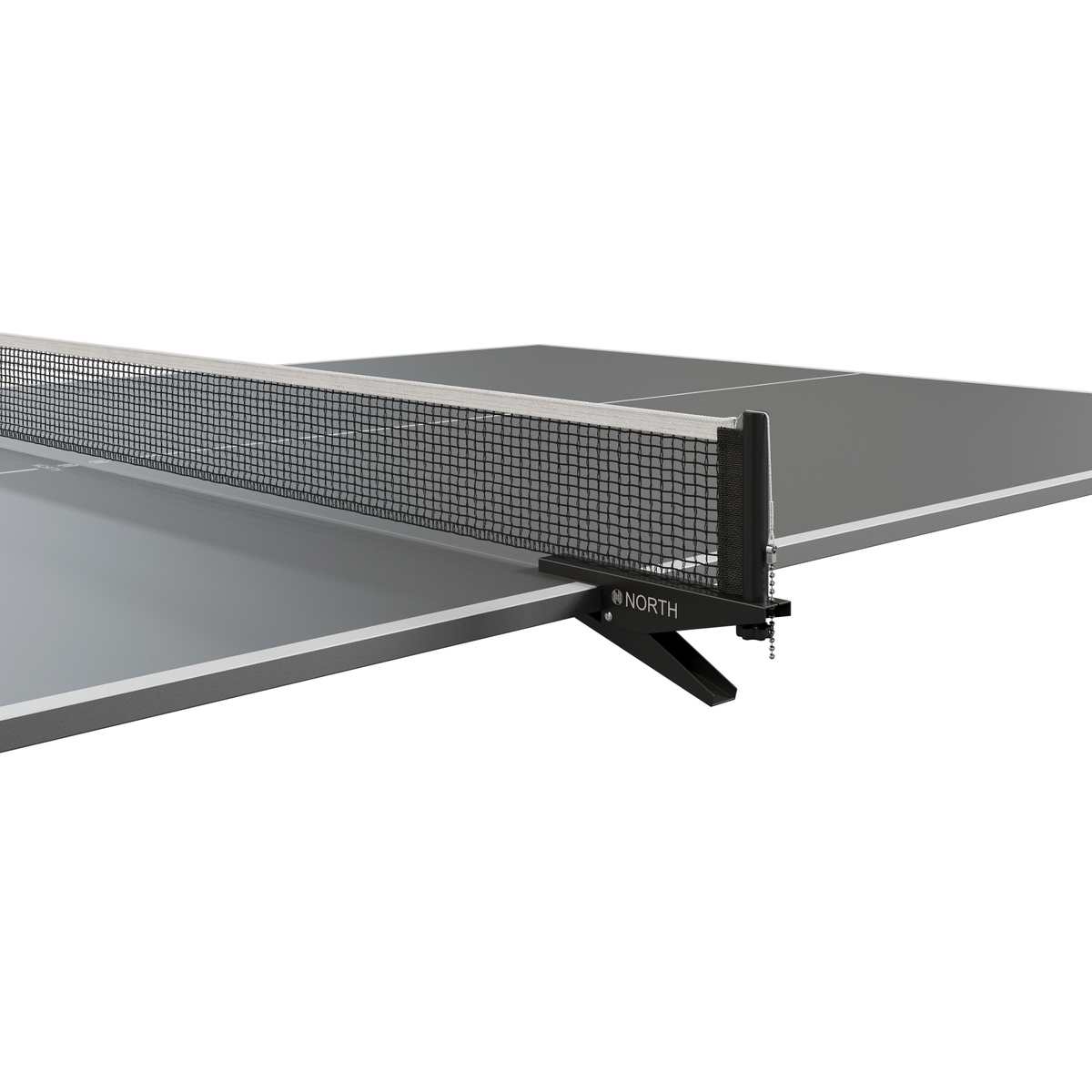 NORTH DualDeck Tafeltennistop Grijs/Zwart Competition