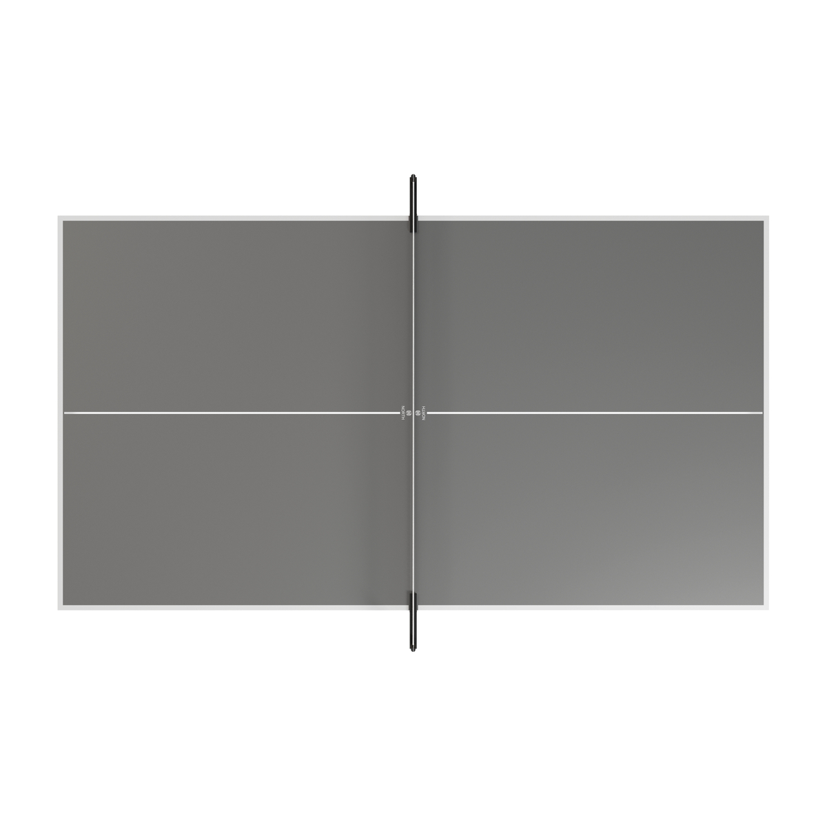 NORTH DualDeck Tafeltennistop Grijs/Zwart Competition