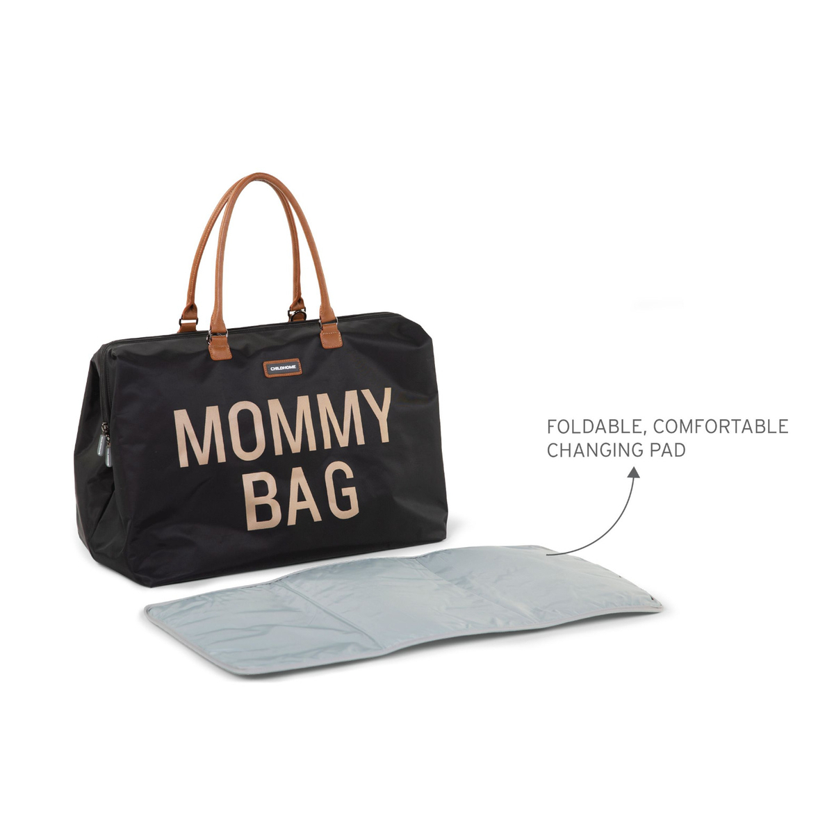 Childhome Mommy Bag Verzorgingstas - Zwart Goud