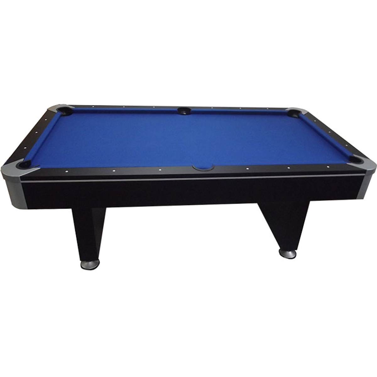 TopTable Challenger Pooltafel Zwart/Blauw 7FT