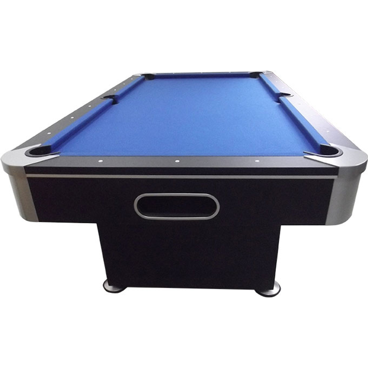 TopTable Challenger Pooltafel Zwart/Blauw 7FT