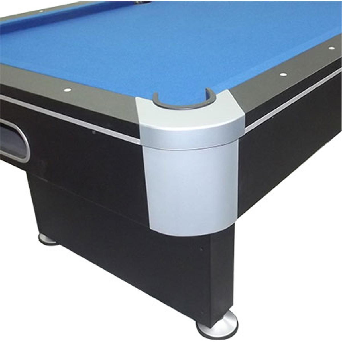TopTable Challenger Pooltafel Zwart/Blauw 7FT