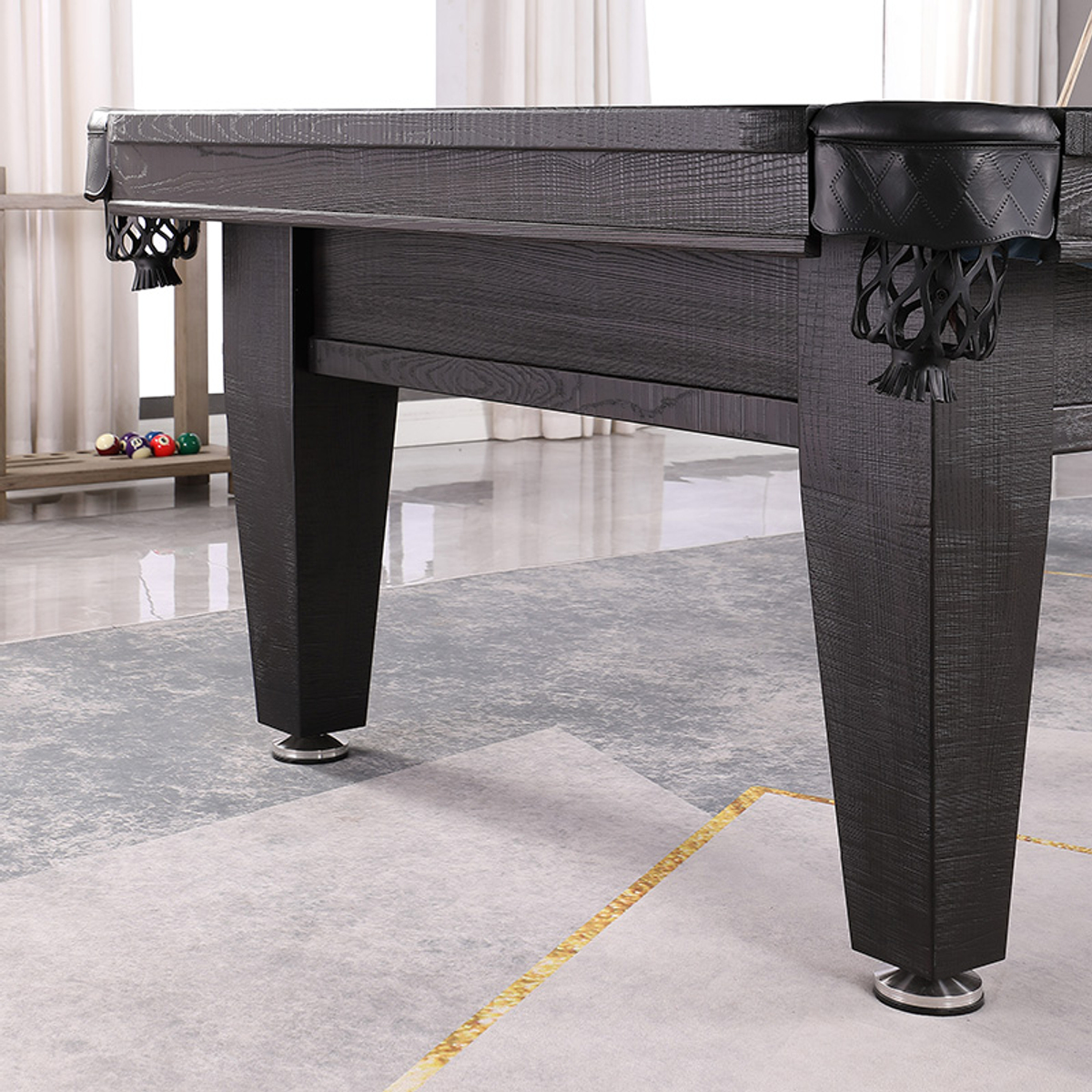 Top Table Lexor Pooltafel Imperator Competition Pro Black-Oak 9FT