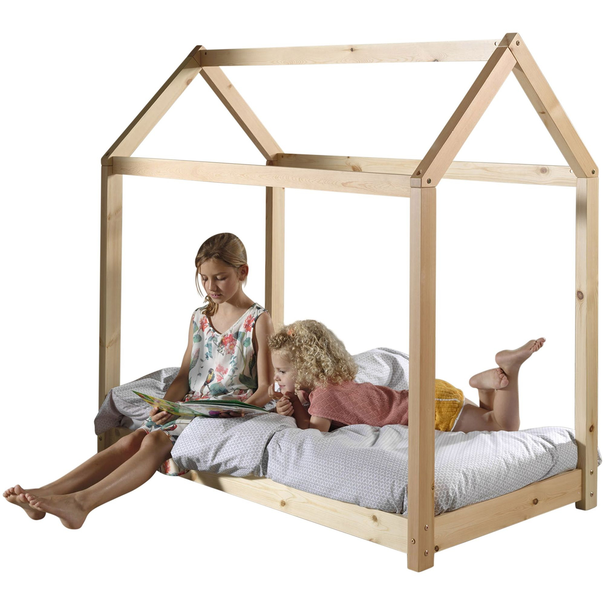Peuterbed Huis 70x140 Naturel