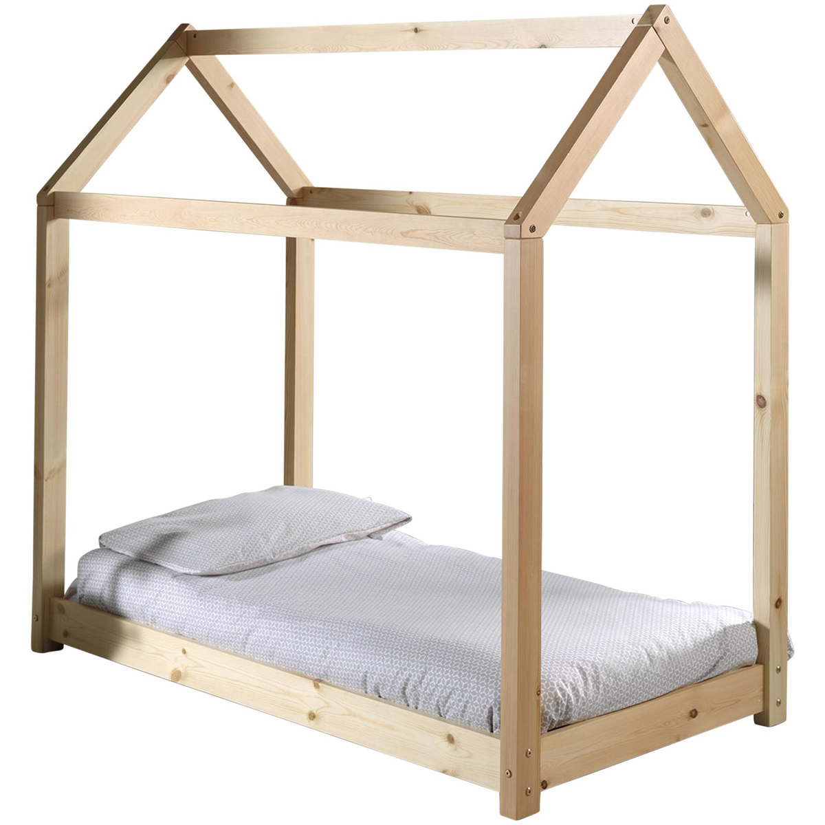Peuterbed Huis 70x140 Naturel