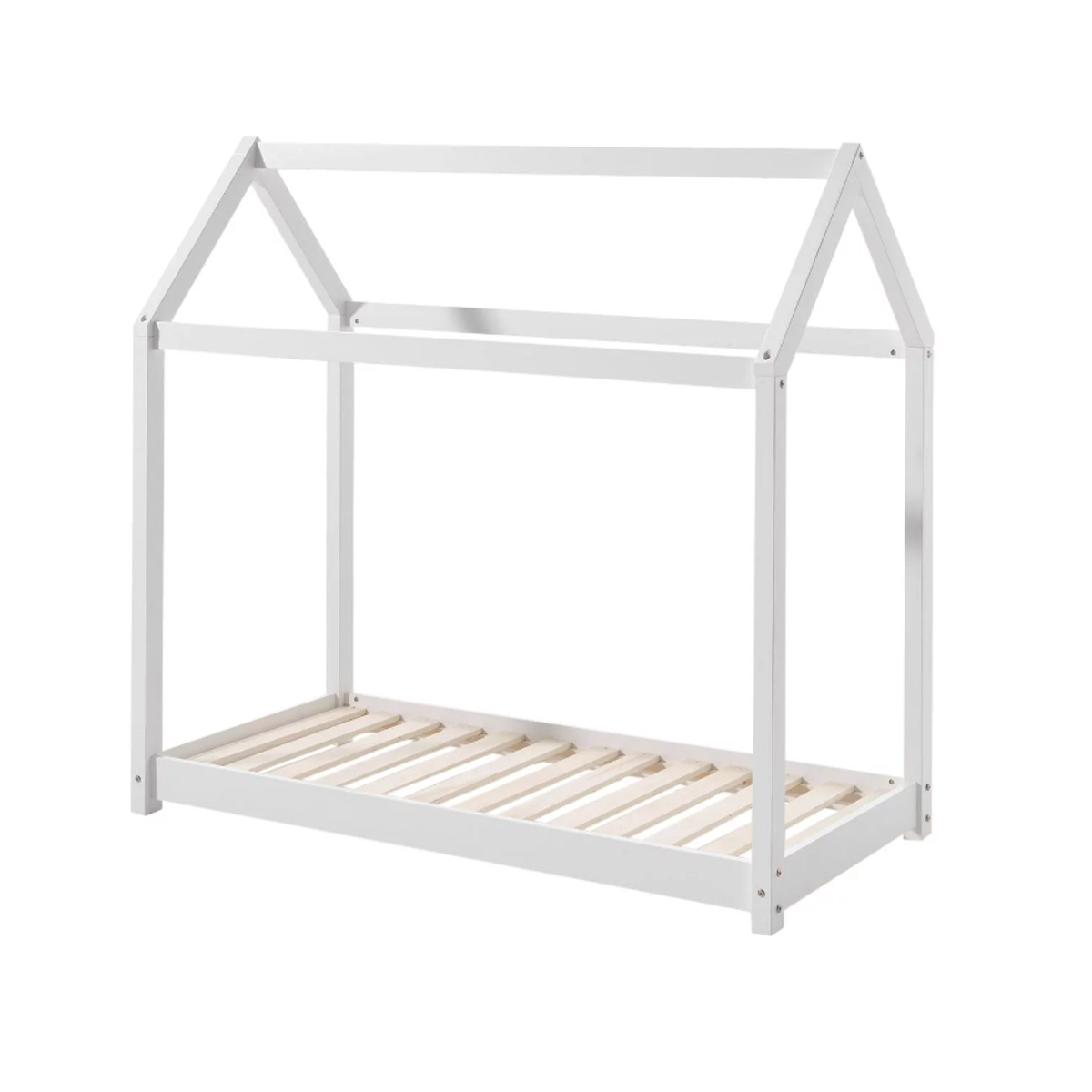 Peuterbed Huis 70x140 Wit