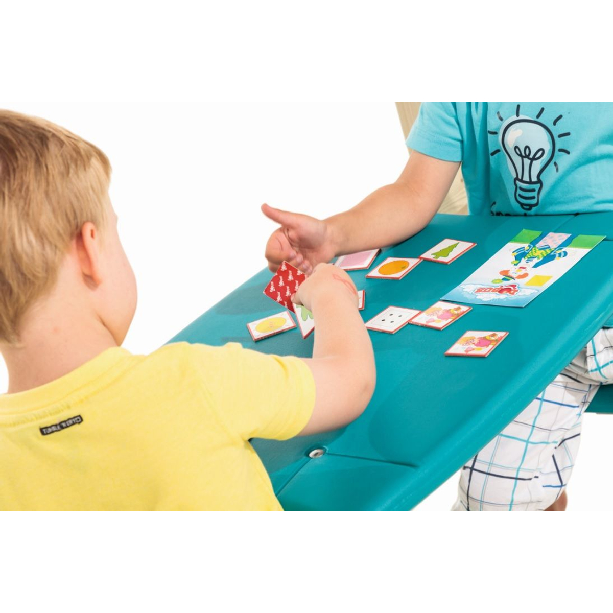 Pic Nic Tafel en Zitjes - Turquoise