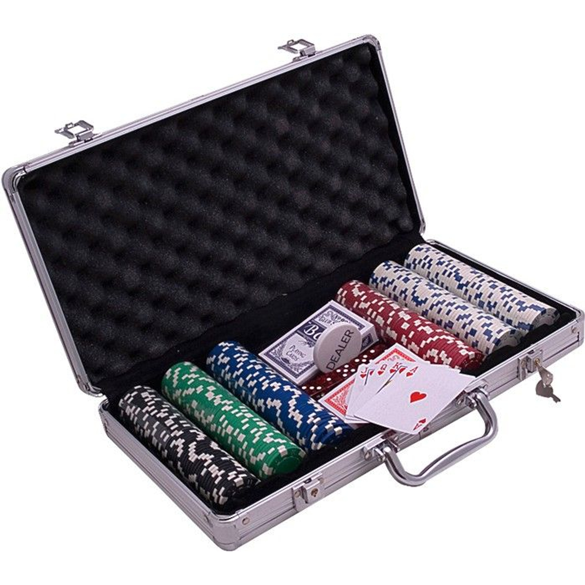 Pokerset Koffer Aluminium 300 Chips 