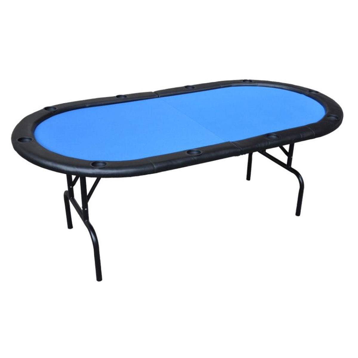 Opklapbare Pokertafel Foldy Blauw 10 personen