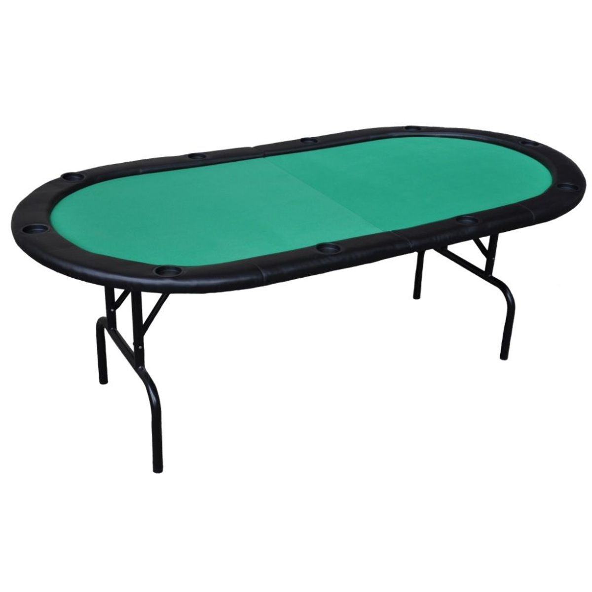 Opklapbare Pokertafel Foldy Groen 10 personen
