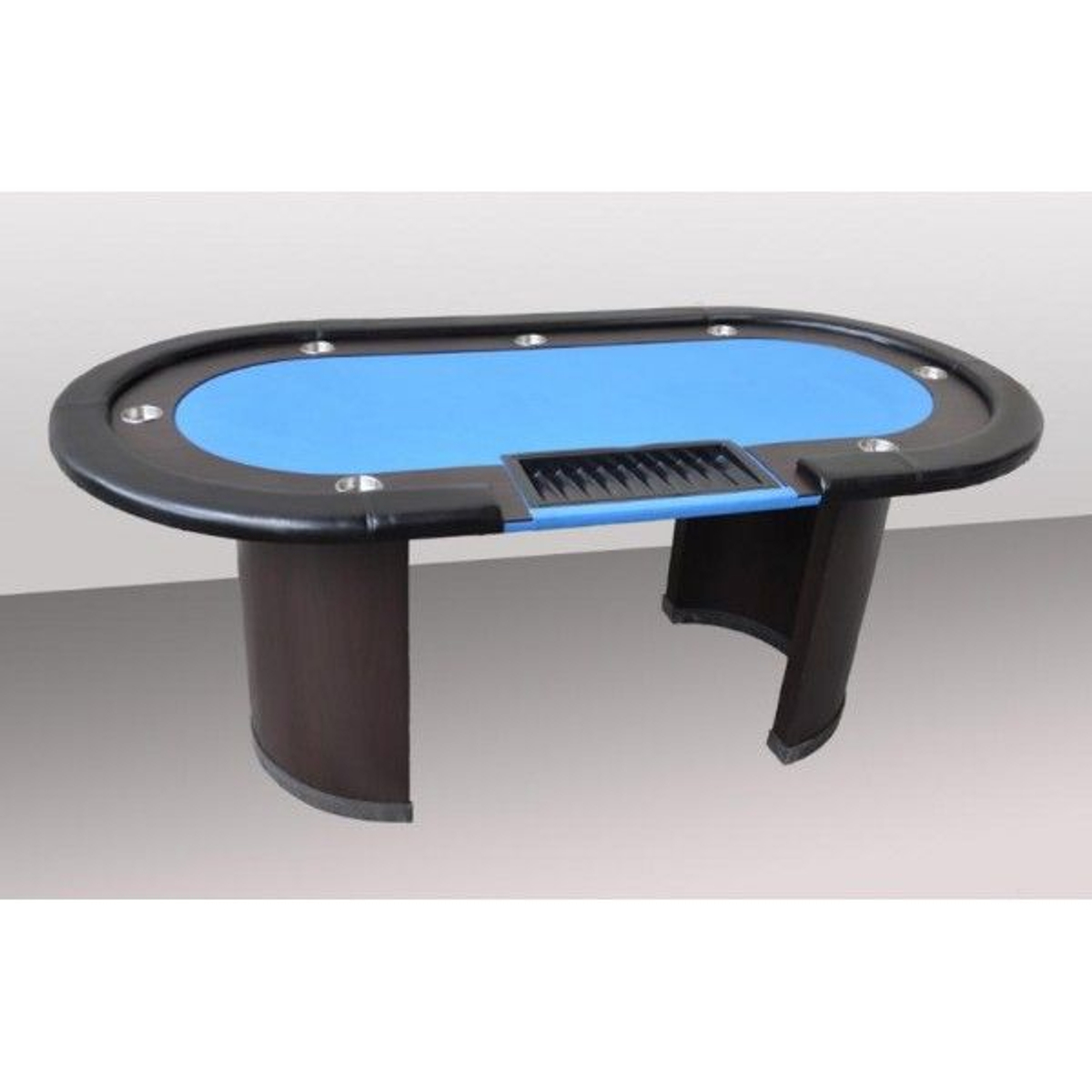 XXL Poker Table Nevade blue 7 player + dealer