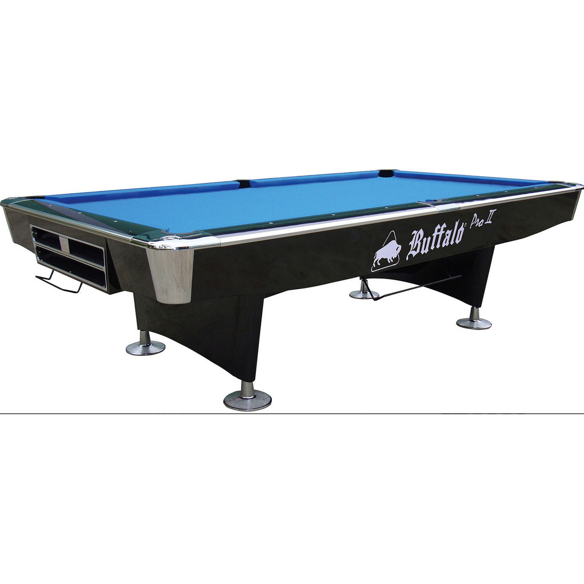 Pooltafel Buffalo Pro-II 9ft zwart (drop pocket) 
