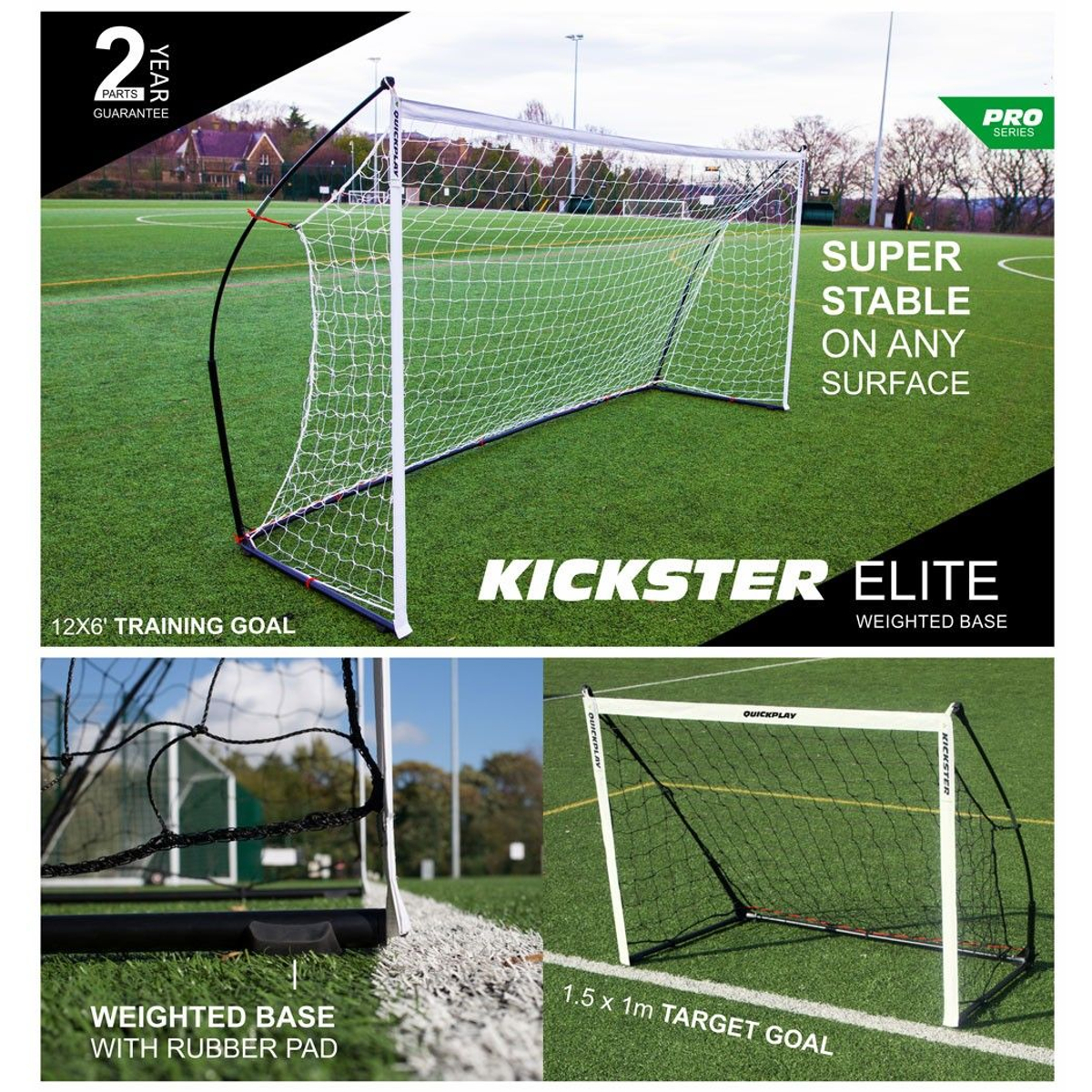 Quickplay Kickster Elite Football Goal 1 x 1,5m