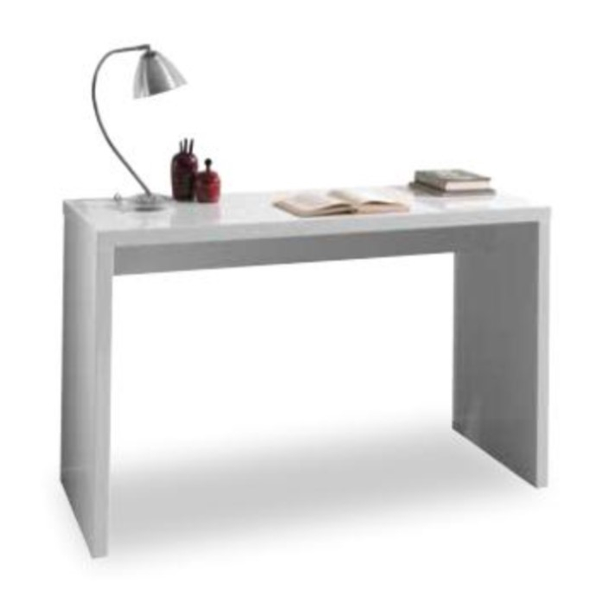 Bureau 'Arnaud' Hoogglans Wit H75 x B120 x D50 cm