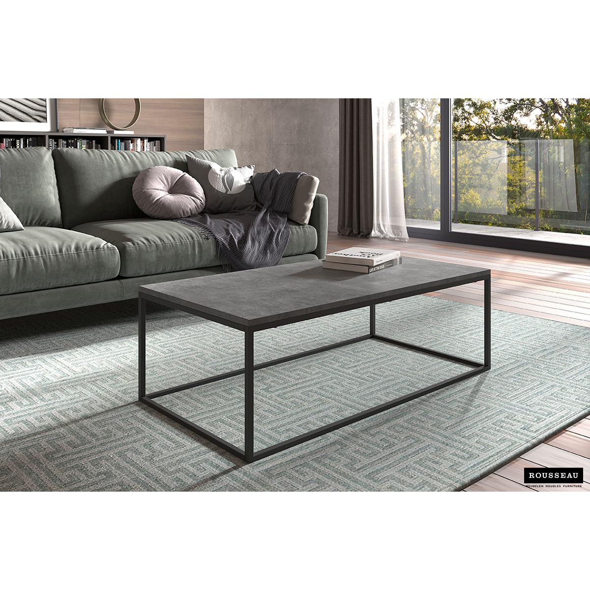 Salontafel Texas Rechthoekig Beton