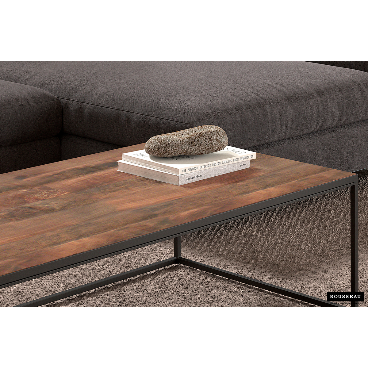 Salontafel Madeira Mangolia Rechthoekig (35x120x60cm)