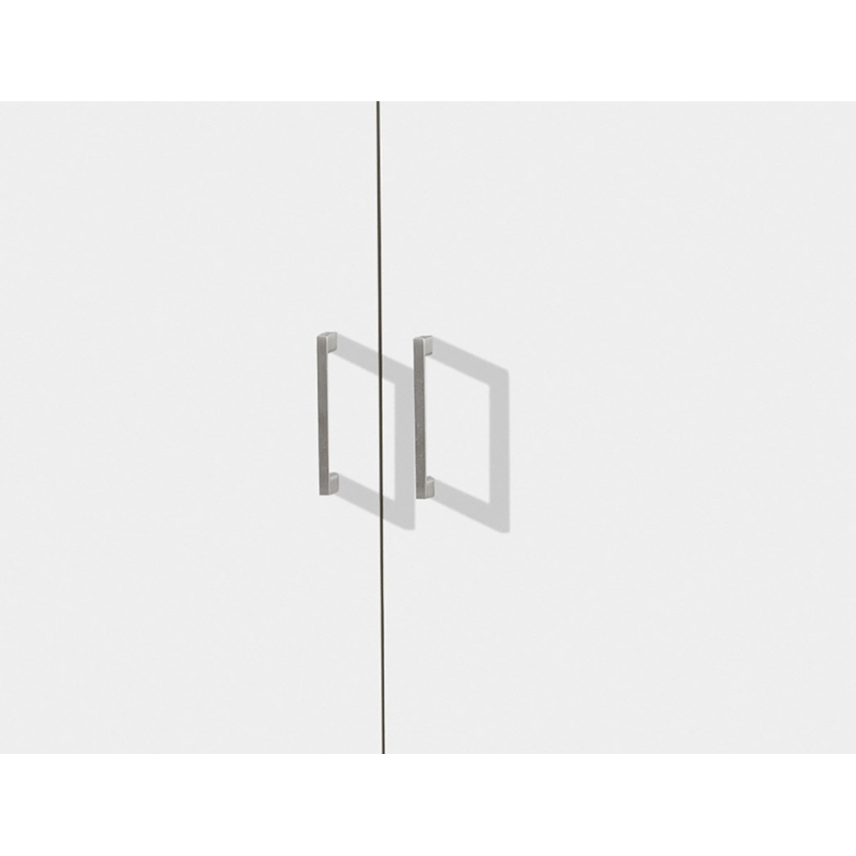 Interiax Kledingkast 'Amelie' – 2 Deuren, 1 Hanger & 1 Legplank | Wit | 180x80x54 cm