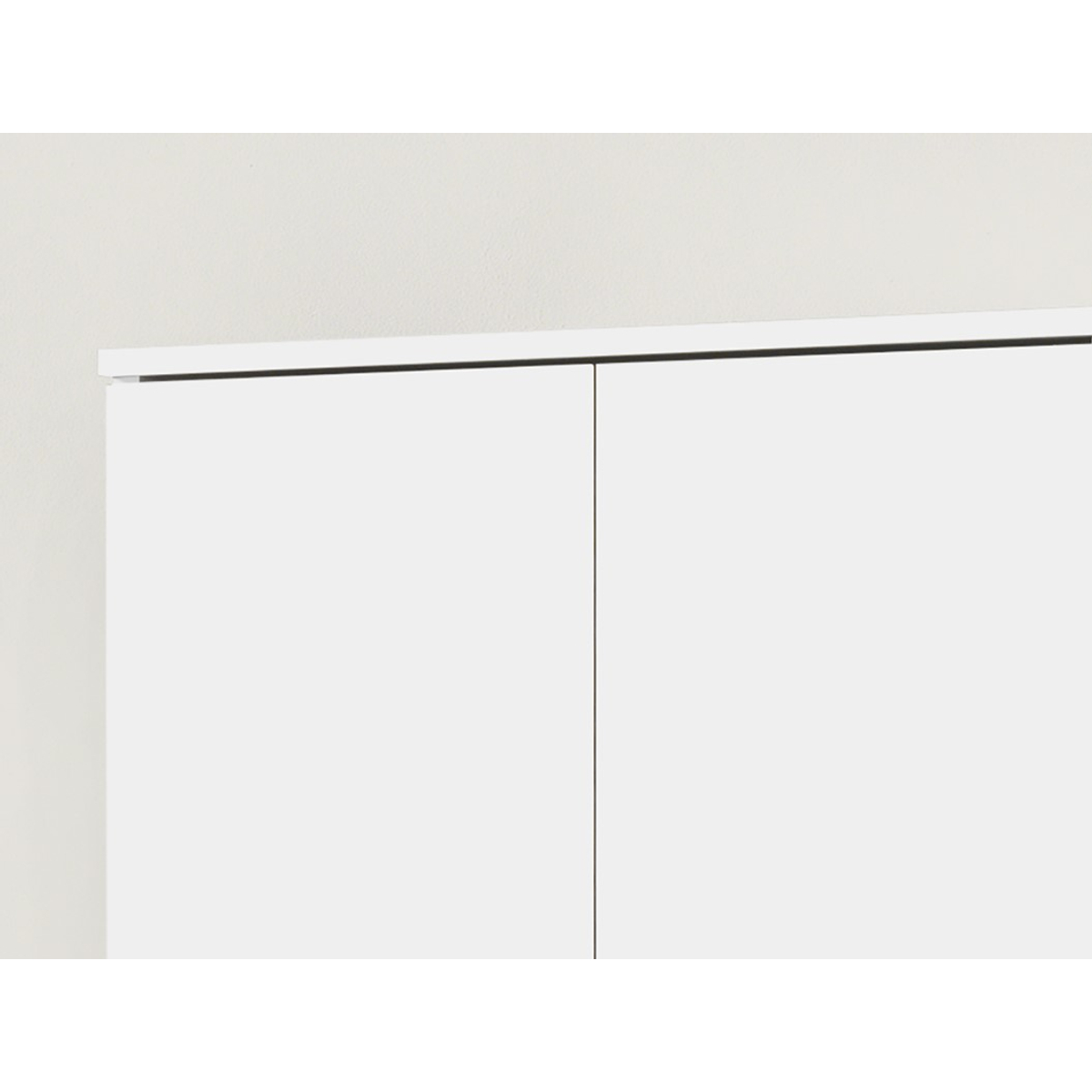 Interiax Opbergkast - Kledingkast 'Amelie' - 2 Deuren & 4 Legplanken | Wit | 180x60x40 cm