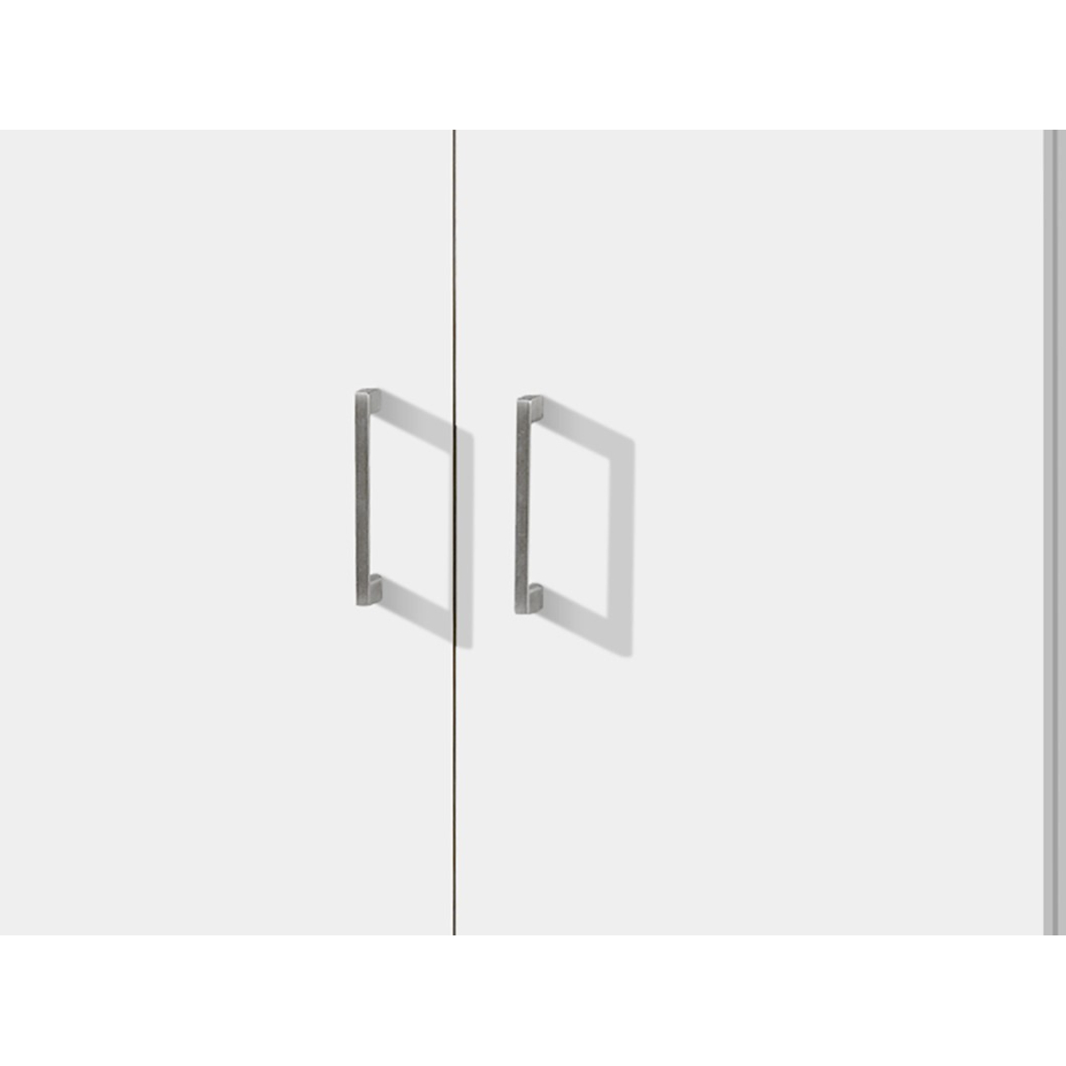 Interiax Opbergkast - Kledingkast 'Amelie' - 2 Deuren & 4 Legplanken | Wit | 180x60x40 cm