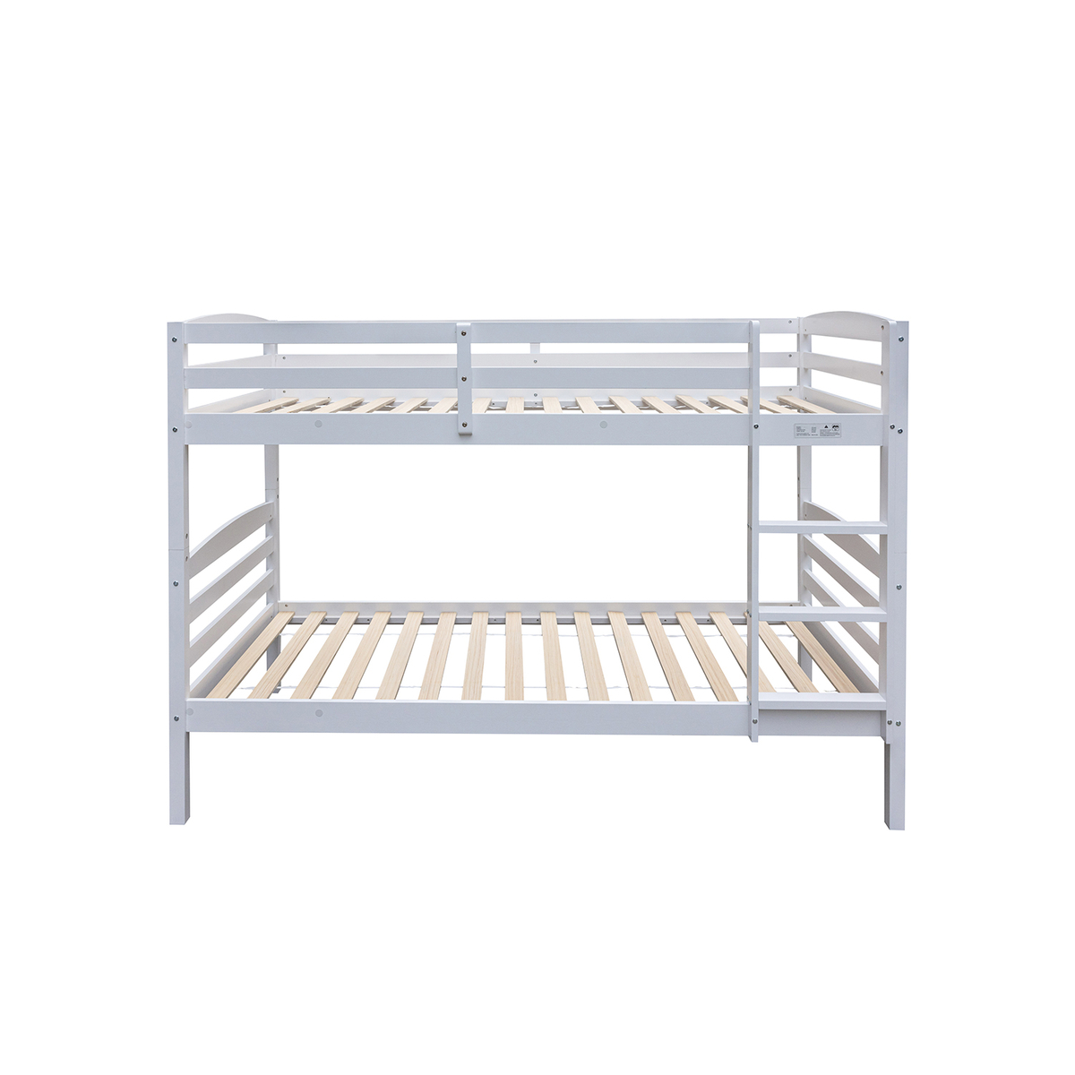 Interiax Tommy Stapelbed - Massief Grenen Wit - 90x200 cm - Splitsbaar