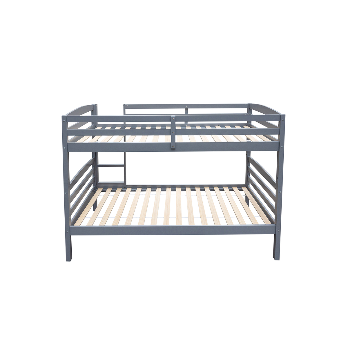 Interiax Tommy Stapelbed - Massief Grenen Grijs - 90x 200 cm - Splitsbaar