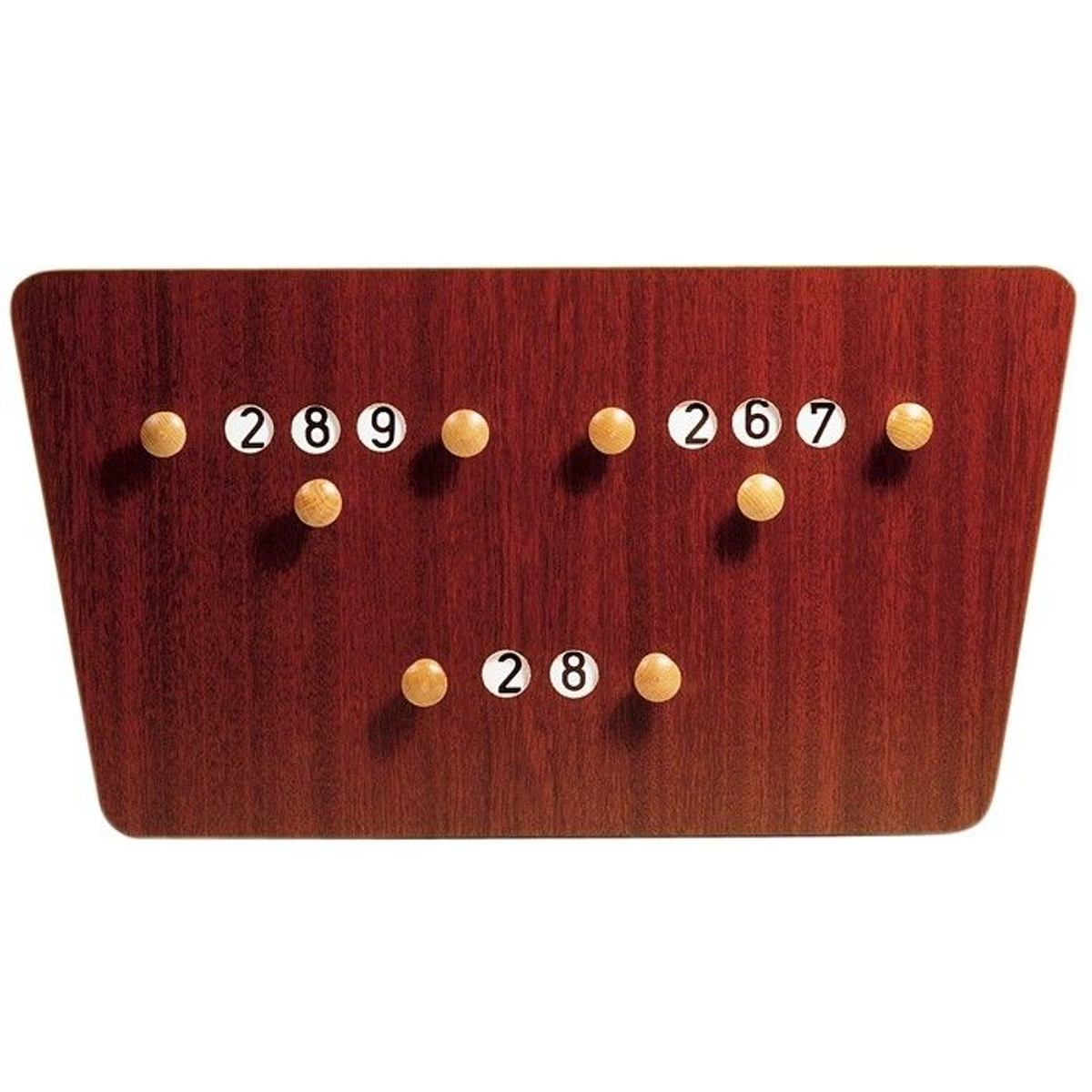 Scorebord Carambole X3 vlinder - 62 x 33 cm