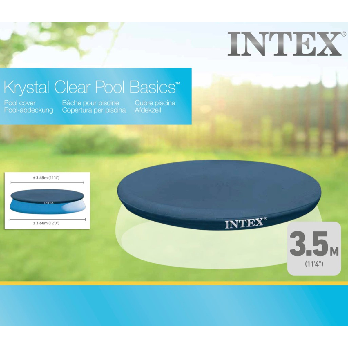 Intex Afdekzeil Easy Set 366 cm