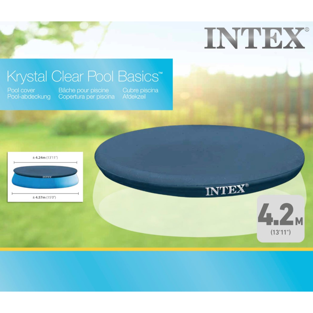 Intex Afdekzeil Easy Set 457 cm