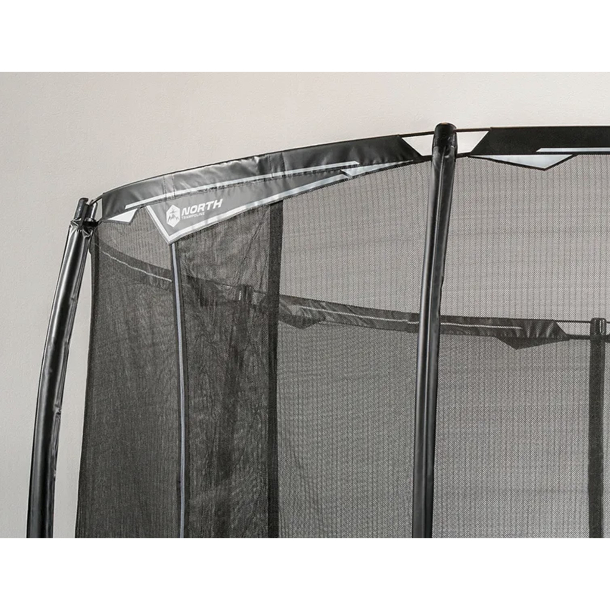 North Explorer Regular Trampoline 360 Round Black + Safety Net